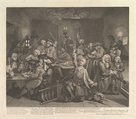A Rake's Progress, Plate 6, William Hogarth  British, Etching and engraving; third state of three