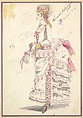 Costume Design for Second Ballet Girl, from the play "Captain Jinks of the Horse Marines", Percy Anderson  British, Watercolor over graphite