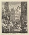 Beer Street, William Hogarth  British, Engraving; third state of three