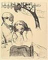 Human Misery, from the Volpini Suite: Dessins lithographiques, Paul Gauguin French, zincograph, on simili-Japan paper; second edition