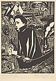 The Voyager (Le Voyageur), Frans Masereel Belgian, Woodcut