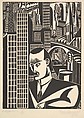The Engineer (L' Ingénieur), Frans Masereel Belgian, Woodcut