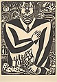 The Glutton (Le Gourmand), Frans Masereel Belgian, Woodcut