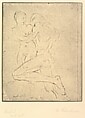 Rape II (Raub II, Weib halb), Wilhelm Lehmbruck  German, Drypoint; second state of two