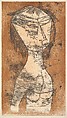 The Saint of the Inner Light (Die Helige vom inner Licht), Paul Klee  German, born Switzerland, Lithograph with brown background
