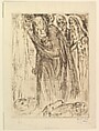 Macbeth IV, Wilhelm Lehmbruck  German, Drypoint; first state of two