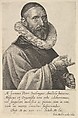 Portrait of Jan Pietersz. Sweelinck, Organist and Musician in Amsterdam, Jan Muller  Netherlandish, Engraving; New Holl.s third state of three