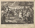 The Adventure of the Bear and the Fiddle (Plate 3: Illustrations to Samuel Butler's Hudibras), William Hogarth British, Etching and engraving