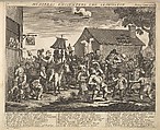 Hudibras Encounters the Skimmington (Plate 7: Illustrations to Samuel Butler's Hudibras), William Hogarth British, Etching and engraving