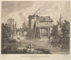 First View of Clarenton near Paris, Peter Paul Benazech British, Engraving