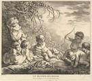 The Return from the Hunt, Pierre Alexandre Aveline  French, Etching and engraving