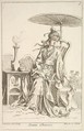 Chinese Lady, François Boucher (French, Paris 1703–1770 Paris), Etching