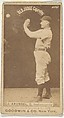 J. Arundel, Catcher, Indianapolis, from the Old Judge series (N172) for Old Judge Cigarettes, Goodwin & Company, Albumen photograph