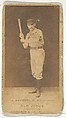 J. Arundel, Catcher, Indianapolis, from the Old Judge series (N172) for Old Judge Cigarettes, Goodwin & Company, Albumen photograph