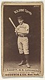 Bassett, 2nd Base, Indianapolis, from the Old Judge series (N172) for Old Judge Cigarettes, Goodwin & Company, Albumen photograph