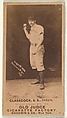 Glasscock, Shortstop, Indianapolis, from the Old Judge series (N172) for Old Judge Cigarettes, Goodwin & Company, Albumen photograph