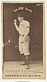 Glasscock, Shortstop, Indianapolis, from the Old Judge series (N172) for Old Judge Cigarettes, Goodwin & Company, Albumen photograph