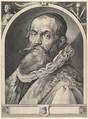 Portrait of Hendrick Goltzius, Jan Muller Netherlandish, Engraving; New Holl.'s second state of three