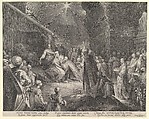 The Adoration of the Magi, Jan Muller  Netherlandish, Engraving; New Holl.'s  fourth state of four