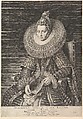 Portrait of the Infanta Isabella Clara Eugenia, Sovereign of the Southern Netherlands, Jan Muller (Netherlandish, Amsterdam 1571–1628 Amsterdam), Engraving; New Holl.'s fourth state of four