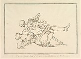 From an Original Sketch of William Hogarth's in the Collection of Mr. Morrison, Richard Livesay  British, Etching