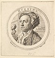 Portrait of William Huggins, translator of Ariosto, Thomas Major  British, Engraving