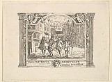 Benefit Ticket for Joe Miller, William Hogarth British, Etching