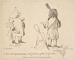 Portraits of Lord Melcombe and Lord Winchelsea, Francesco Bartolozzi (Italian, Florence 1728–1815 Lisbon), Etching and engraving