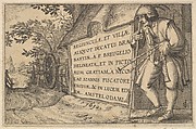 Titleplate to "Regiunculae et Villae Aliquot Ducatus Brabantiae", Claes Jansz. Visscher  Dutch, Etching; first state of three