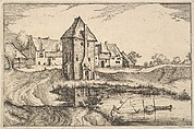 The Pond, plate 9  from "Regiunculae et Villae Aliquot Ducatus Brabantiae", Claes Jansz. Visscher  Dutch, Etching