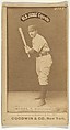 Myers, Catcher, Indianapolis, from the Old Judge series (N172) for Old Judge Cigarettes, Goodwin & Company, Albumen photograph