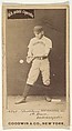 Shomberg, 1st Base, Indianapolis, from the Old Judge series (N172) for Old Judge Cigarettes, Goodwin & Company, Albumen photograph