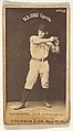 Shomberg, 1st Base, Indianapolis, from the Old Judge series (N172) for Old Judge Cigarettes, Goodwin & Company, Albumen photograph