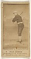 Sullivan, Left Field, Indianapolis, from the Old Judge series (N172) for Old Judge Cigarettes, Goodwin & Company, Albumen photograph