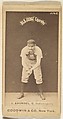 John Thomas "Tug" Arundel, Catcher, Indianapolis, from the Old Judge series (N172) for Old Judge Cigarettes, Goodwin & Company, Albumen photograph