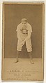 John Thomas "Tug" Arundel, Catcher, Indianapolis, from the Old Judge series (N172) for Old Judge Cigarettes, Goodwin & Company, Albumen photograph