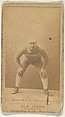 Buckley, Catcher, Indianapolis, from the Old Judge series (N172) for Old Judge Cigarettes, Goodwin & Company, Albumen photograph