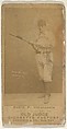 Amos Rusie, Pitcher, Indianapolis, from the Old Judge series (N172) for Old Judge Cigarettes, Goodwin & Company, Albumen photograph
