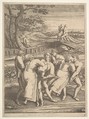 Epileptics Walking to the Left, Hendrick Hondius I  Netherlandish, Engraving