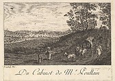 Landscape with Cart after the painting in the cabinet of Mr. Poullain, J. F. Borgnet  French, Etching and engraving