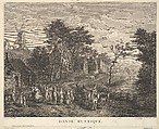 Rustic Dance (Danse Rustique), Robert Daudet French, Etching and engraving