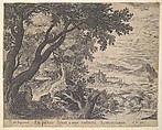 The Good Samaritan Finds the Man, Jan Brueghel the Elder  Netherlandish, Engraving