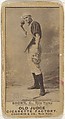 William "California" Brown, Catcher, New York, from the Old Judge series (N172) for Old Judge Cigarettes, Goodwin & Company, Albumen photograph