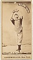 Bill Collins, Catcher, New York, from the Old Judge series (N172) for Old Judge Cigarettes, Goodwin & Company, Albumen photograph