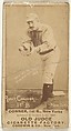 Roger Connor, 1st Base, New York, from the Old Judge series (N172) for Old Judge Cigarettes, Goodwin & Company, Albumen photograph