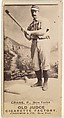 Ed Crane, Pitcher, New York, from the Old Judge series (N172) for Old Judge Cigarettes, Goodwin & Company, Albumen photograph