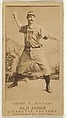 Ed Crane, Pitcher, New York, from the Old Judge series (N172) for Old Judge Cigarettes, Goodwin & Company, Albumen photograph