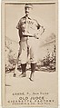 Ed Crane, Pitcher, New York, from the Old Judge series (N172) for Old Judge Cigarettes, Goodwin & Company, Albumen photograph