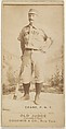 Ed Crane, Pitcher, New York, from the Old Judge series (N172) for Old Judge Cigarettes, Goodwin & Company, Albumen photograph