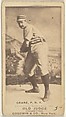 Ed Crane, Pitcher, New York, from the Old Judge series (N172) for Old Judge Cigarettes, Goodwin & Company, Albumen photograph